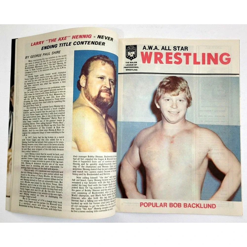 WRESTLING‎ NEWS - 1978  #45  - AWA ED / LARRY HENNIG / GREG GAGNE